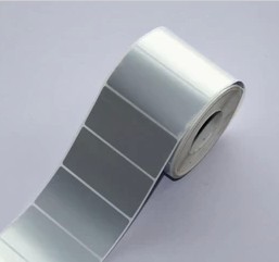亚银 白色PET条码纸 80*50*2000 银色标签纸 哑银龙PVC  防水纸
