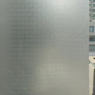 特价玻璃贴膜窗花纸 浴室卫生间门窗户 磨砂不透明 正方格子 9007