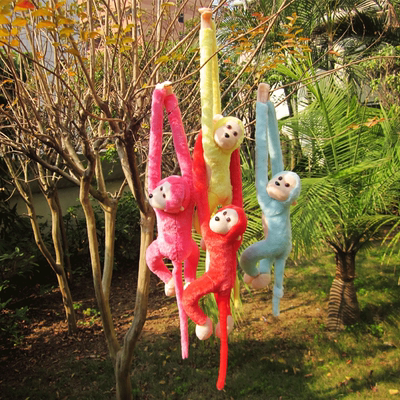 热卖毛绒公仔玩具布娃娃猴 挂窗帘装饰品动物图案 60厘米-69厘米