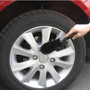 圆头轮毂刷汽车刷钢铃刷轮胎清洁刷汽车清洁用品毛刷除尘刷洗车刷