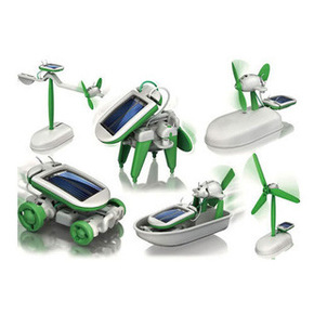 新阳光6合1太阳能机器人 DIY玩具 益智玩具 自装型玩具