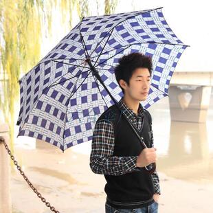 雨伞广告伞礼品伞高尔夫晴雨伞超级经典男士英伦格子伞特价销售