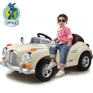 儿童电动车可坐人 玩具车 童车汽车贝瑞佳婴儿宝宝四轮遥控老爷车