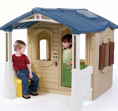 STEP2晋阶美国原装进口儿童玩具塑料过家家前廊式游戏屋794100