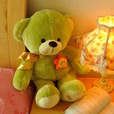 大号公仔 毛绒玩具 泰迪熊 生日礼物 阳光熊 便宜质量优 丝带熊星