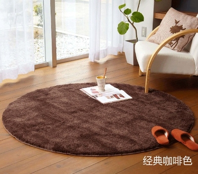 特价包邮圆形丝毛地毯瑜伽毯电脑桌椅地毯满铺可定做