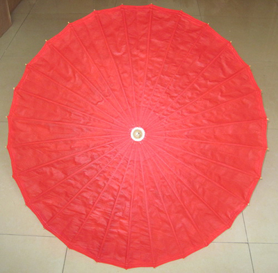 泸州油纸伞 防雨 防晒 舞蹈 古典 传统 装饰 布伞 红色