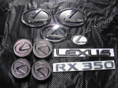 最新款比亚迪S6改装凌志车标/雷克萨斯RX350车标10件套标特价