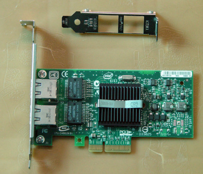 冲钻特价 intel 9402PT 双口PCI-E千兆服务器网卡