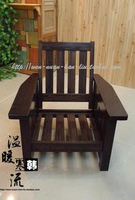 韩式传统实木沙发定制实木躺椅定做日式实木躺椅实木家具定制