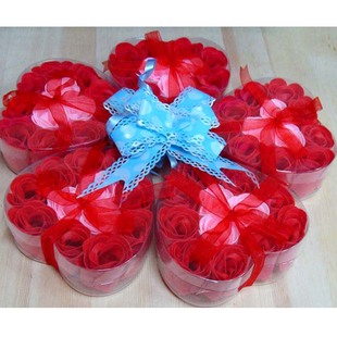 玫瑰香皂花创意实用 教师节生日礼物 送老婆女生朋友妈妈3朵12朵