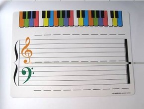 特价正品台湾音乐文具礼品 彩色可写可擦学习垫板 教学用品写字板