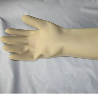 超厚乳胶工业手套/防酸/防碱 超厚 耐酸碱 150克30厘米