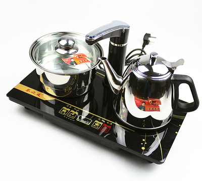 茶之友C205 自动上水不锈钢电热茶炉烧水壶 船木茶台茶桌茶几专用