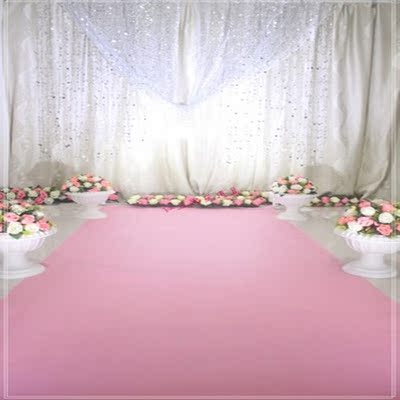 包邮！无纺布 面料 大红色婚庆地毯 舞台婚礼地毯布料拍摄背景布