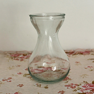 风信子水培玻璃瓶 透明花边塑料花瓶 绿萝 富贵竹等水培植物专用