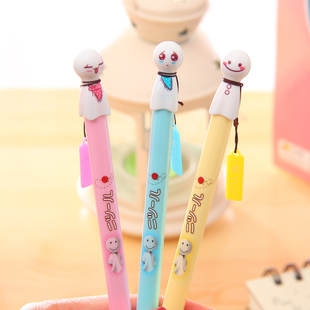 韩国文具水笔晴天娃娃创意签字笔学生学习办公水性笔芯个性中性笔