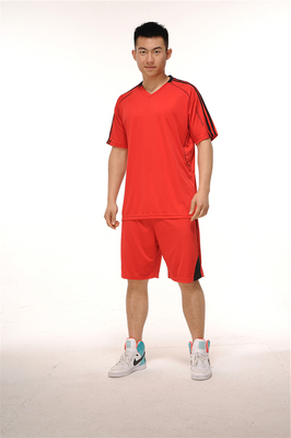 足球服短袖套装 夏季男款光板足球训练服运动服 吸汗透气印制包邮