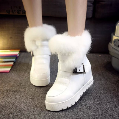 2015冬季新款清纯时尚百搭优雅短筒好看舒适保暖雪地靴短靴女鞋