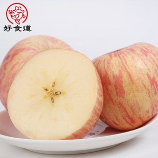 好食道应季新鲜水果苹果10斤装大果/正宗烟台红富士果园直供包邮