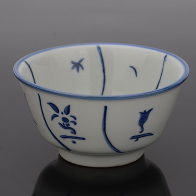 公鸡碗 4.5寸 瓷 手绘 其他图案 1个 中式 潮州9.9元以下碗奎斗碗