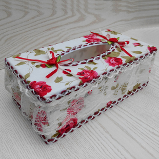布艺纸巾盒高档车用纸巾盒欧式创意抽纸盒纸巾抽圆筒盒可爱面包盒