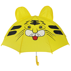 儿童雨伞可爱动物卡通老虎造型男女宝宝伞 安全长柄学生伞批包邮