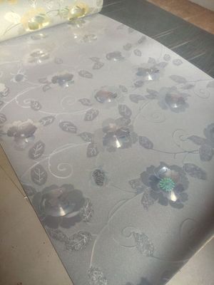 时尚彩色水晶板防水防油桌布软质玻璃PVC桌垫台布磨砂半透明桌布