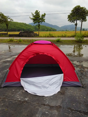 包邮批发低价便宜户外帐篷单人双人多人露营帐篷海边野外郊游帐篷
