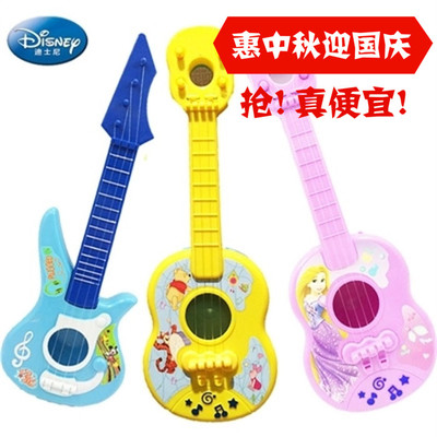 迪士尼仿真吉他儿童卡通吉他玩具男孩女孩早教益智可弹奏乐器礼物