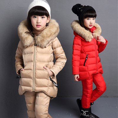 童装女童2015冬装新款韩版中大童宝宝棉衣套装儿童加厚卫衣三件套