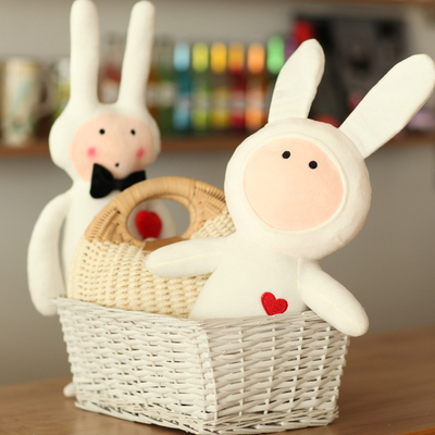 不二兔公仔安东尼兔子圣诞款毛绒玩具玩偶圣诞节礼物送女友创意