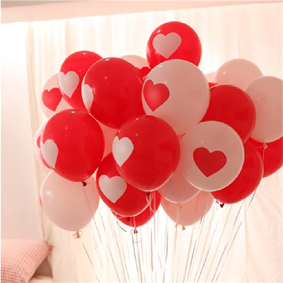 韩式结婚印花气球求婚造型节日浪漫爱心I LOVE YOU情人节婚礼布置