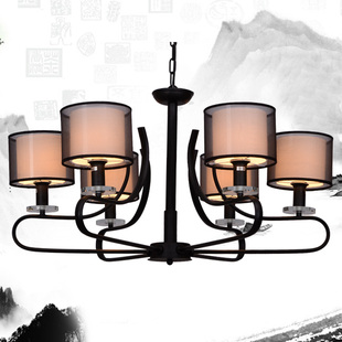美式乡村铁艺吊灯北欧简约欧式复古现代客厅灯餐厅灯卧室灯饰灯具