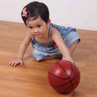 儿童篮球拍拍皮球宝宝玩具球加厚篮球气筒套餐