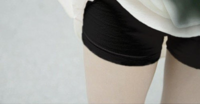 美尔丝 瘦大腿 提臀 纤腿 防走光安全裤 柔软透气 性感五分裤