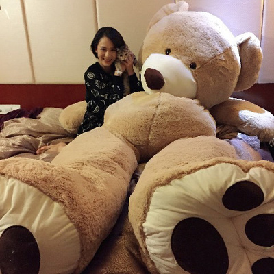 美国大熊超大号毛绒玩具巨型抱抱熊布娃娃公仔生日礼物女生情人节