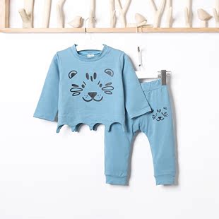 1-3-4-5-6周岁女宝宝童装男童秋装套装2016新款小孩衣服纯棉套装