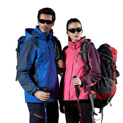 杜嘎地户外三合一冲锋衣防风防水透气两件套登山保暖西藏必备特价