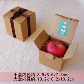 圣诞苹果盒 礼物盒 果酱盒 牛皮纸盒子 瓦楞盒 通用盒 单个装