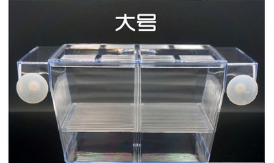 台湾雅柏 鱼缸水族箱自浮式隔离盒 繁殖盒 孵化盒 D-028-L 大号