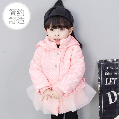 儿童装2015新款女童冬装棉衣外套韩版加厚棉袄2-3-4-5岁6宝宝棉服