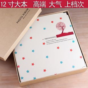 创意内环12寸DIY相册韩国粘贴式手工相册宝宝儿童相册成长纪念册