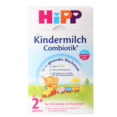 德国Hipp BIO喜宝婴幼儿2周岁以上宝宝2+段益生菌奶粉600g