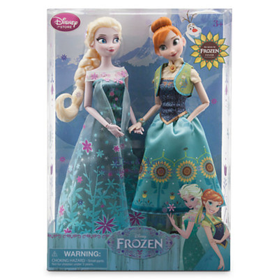 美国代购正品DISNEY Anna and Elsa Dolls 安娜和艾莎公主玩偶