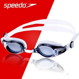 speedo速比涛近视泳镜 高清防雾防水 度数游泳眼镜男 女潜水镜