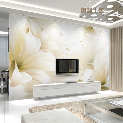 奥想大型壁画电视背景墙3D立体环保无纺布墙纸卧室客厅壁纸m00590