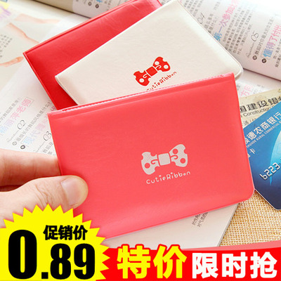 韩国可爱蝴蝶结小卡包卡套女式多卡位防磁卡包12卡位