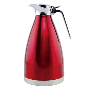 咖啡壶不锈钢高品质双层真空保温壶平头1.5L办公男女士大容量水壶