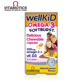 vitabiotics wellkids 系列 儿童鱼油咀嚼粒 60粒